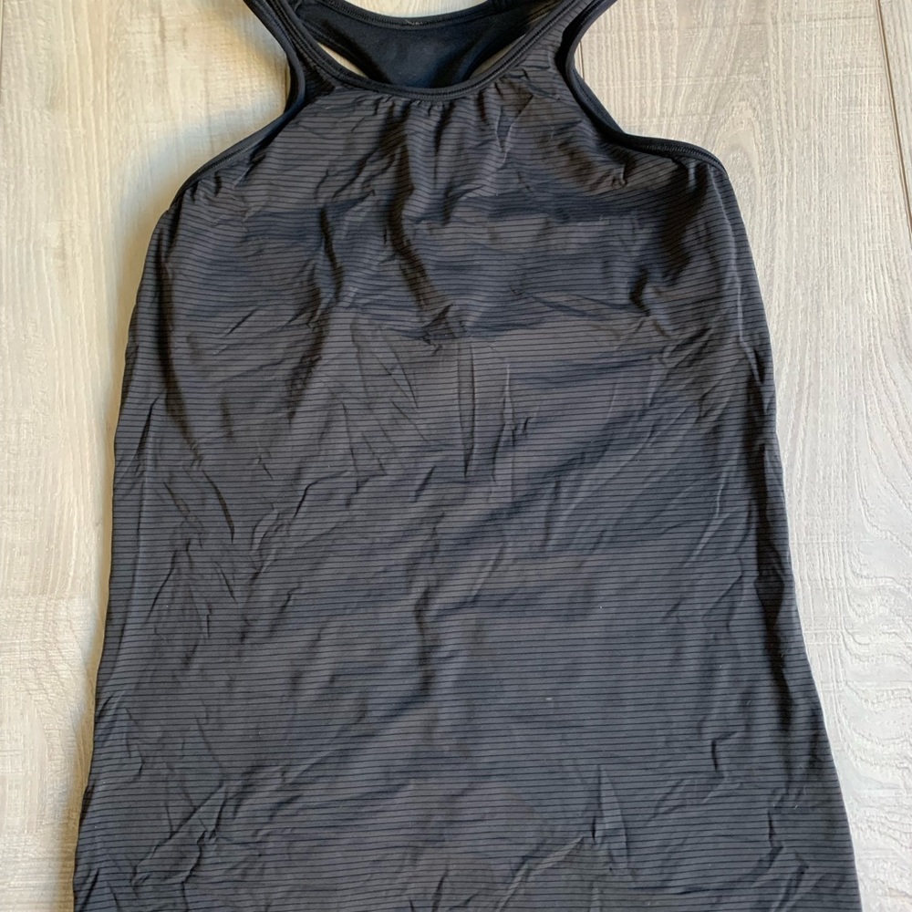 Lululemon Black Tank Top with built in bra
